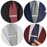 HAWSON 2 Inch Personalized Initial A-Z Cufflinks and Tie Clip Set for Men Silver Plated Shirt Accessories Business Gift Jewelry 5