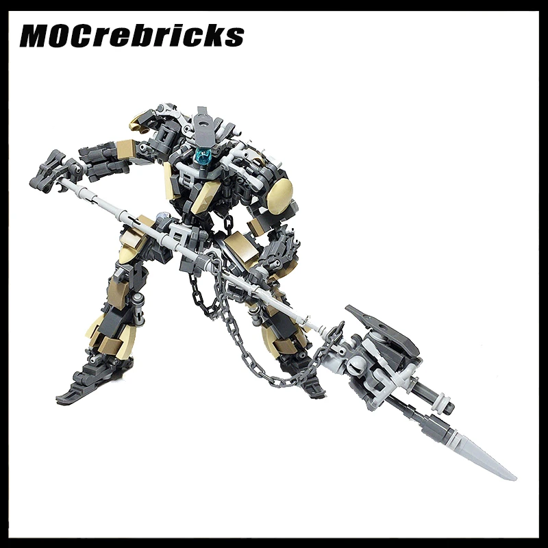 Mecha Building Block MK8 Long Gun Robot Building Blocks Set HighTech