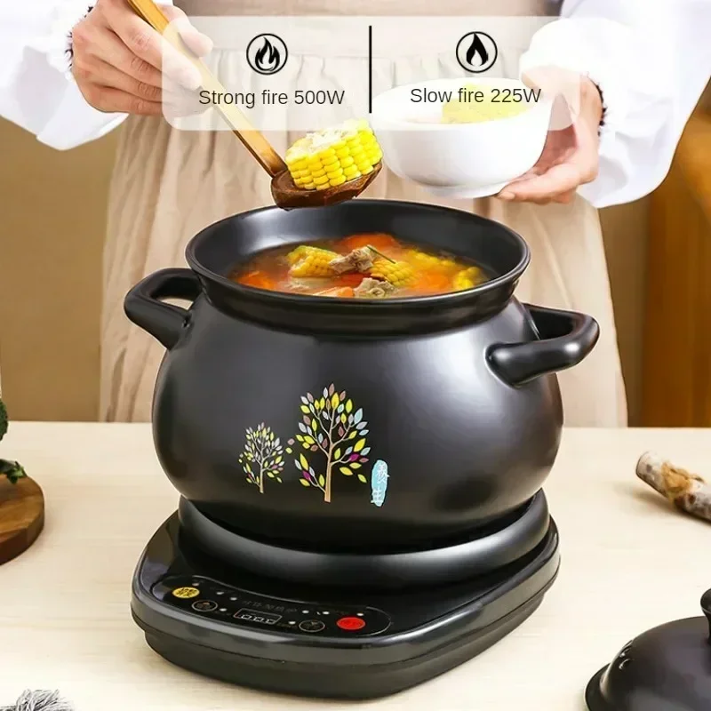 New electric slow cooker, automatic saucepan, casserole, stew pot, home plug - in cuisine intelligente, ceramic crock pot. 2