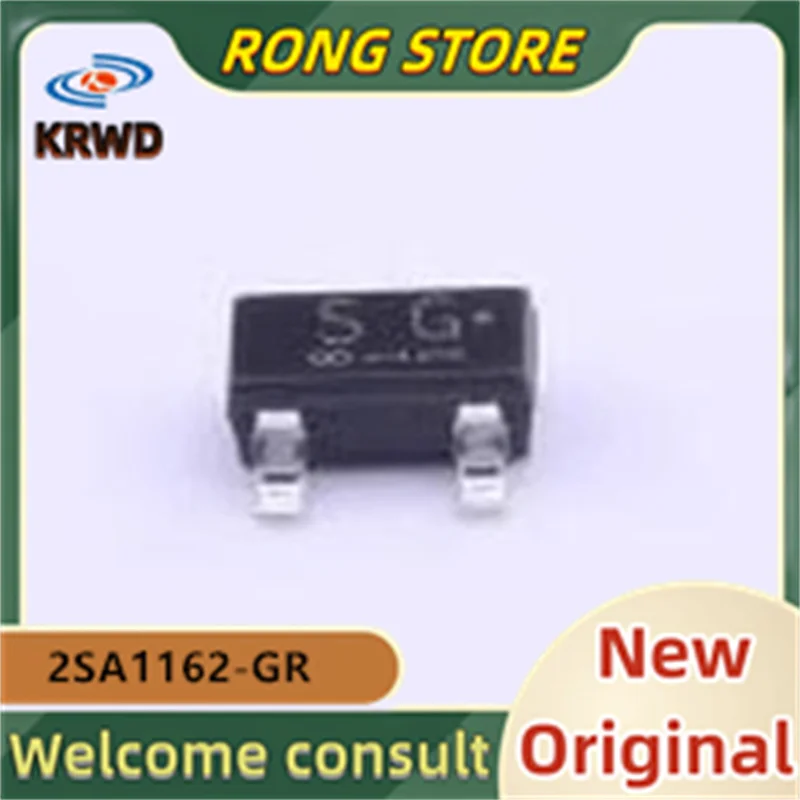 

(50PCS/100PCS) SG SY 2SA1162-GR(TE85L.F 2SA1162-GR 2SA1162 SOT-23 New and Original Chip IC