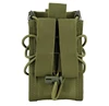 5.56 7.62 Double Magazine Pouch 1000D Nylon Molle Magazine Holster Outdoor Hunting Airsoft Vest Accessory Pouch for M4 5