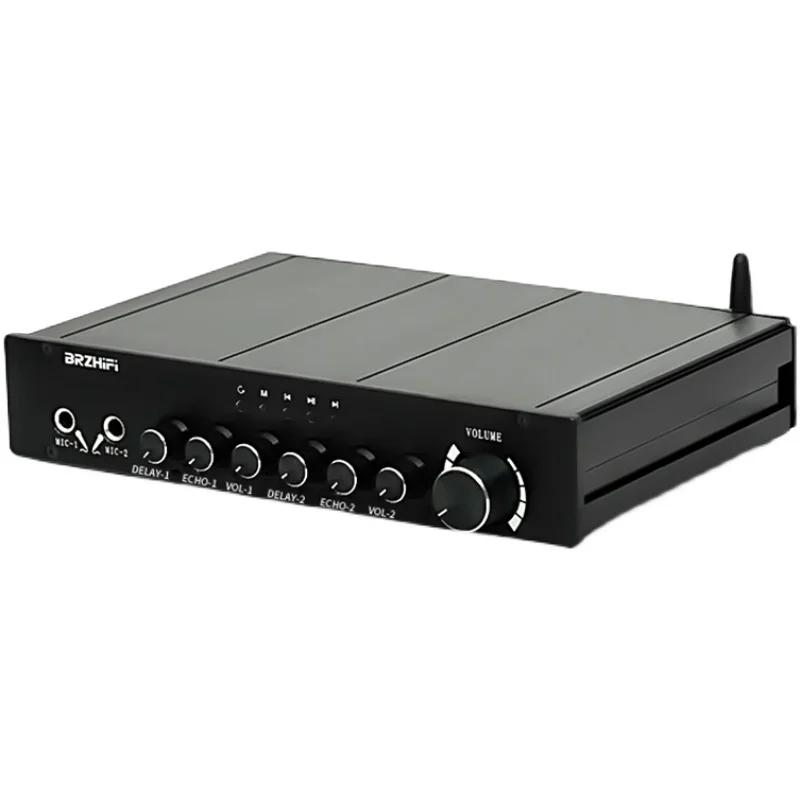

LUSYA TPA3255 2.0 Stereo 300W x 2 AC 85 -240V Bluetooth 5.0 Home Karaoke ES9023 USB DAC Class D HIFI Power Amplifier With Radio