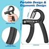 Counting Grip Strength Tester, Hand Trainer, Professional Wrist Strength Tester, 5-60KG Adjustable 3