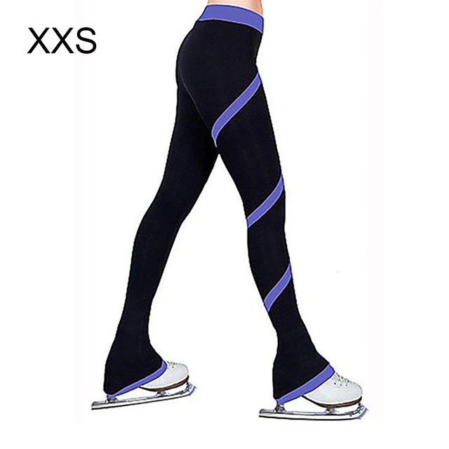 Ice Skating Pants Practice Tights Bottoms Skating Trousers Washable  Reusable Team Training leggings Gem Blue XXXS - AliExpress