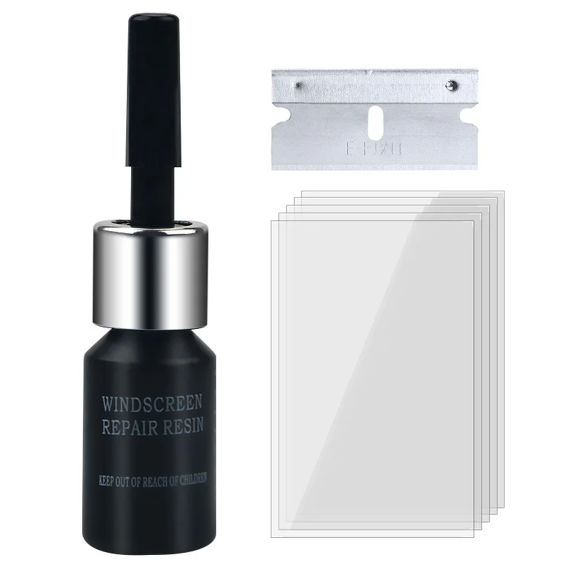 Car Glass Repair Window Cracks Gone Kit Remove Scratch Automobile Truck Motorcycles Broken Repair Windscreen Crack Recovery Set 6