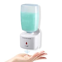 Automatic Soap Dispenser Hand Sanitizer Dispenser Wall Mount Battery Operated for Offices Home Kitchen Bathroom Hotel Commercial 1