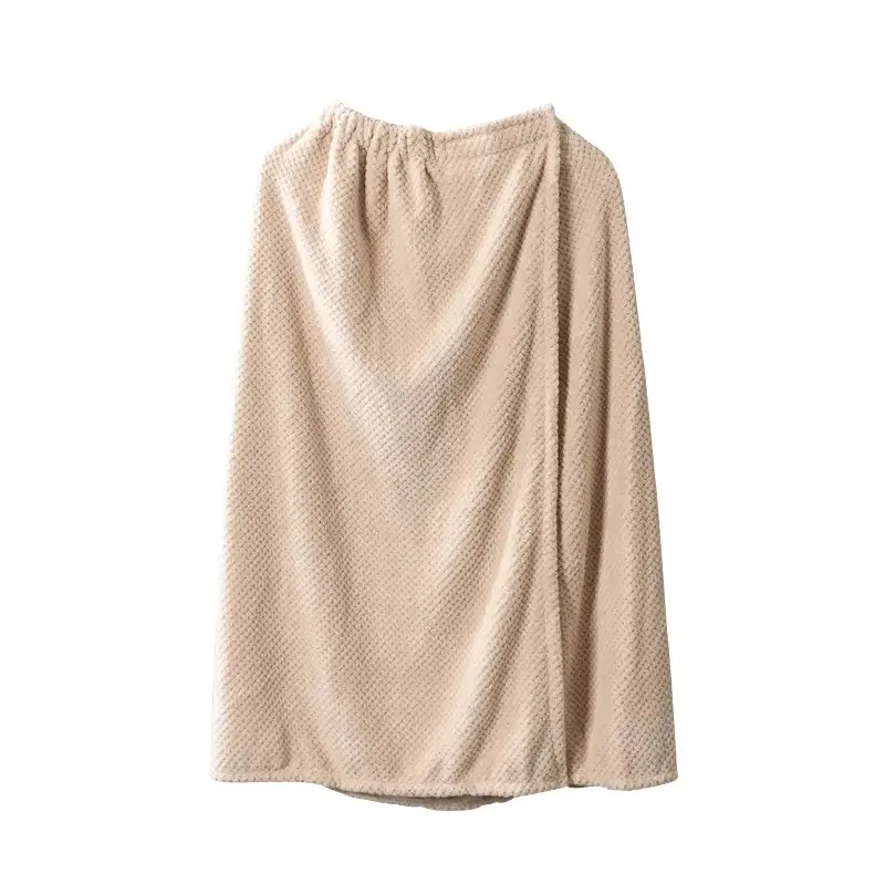 Men's Coral Velvet Bath Towel Stylish Wearable Bathrobe Skirt for Men Convertible Wrap Skirt for Women Perfect for Bath