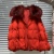 2023 Winter Warm Real Natural Raccoon Fur Collar White Duck Down Green Bread Coat Women Elegant Lantern Sleeve Bow Down Jacket #4