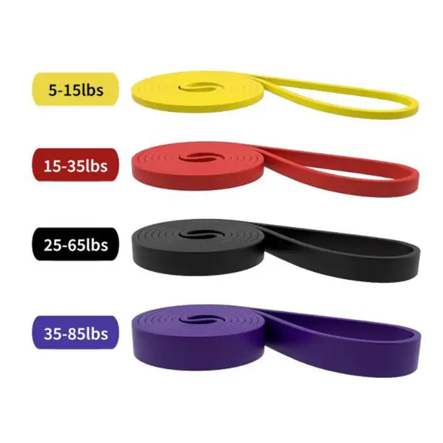 5~230lbs Fitness Resistance Band Boxing Agility Training Workout Gym Equipment Yoga Pilates Accessories Rubber Band Home Gym 5