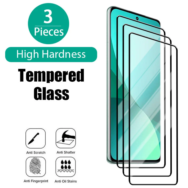 

3Pcs Screen Protective Glass for Xiaomi Poco X3 NFC X4 Pro 5G F1 Tempered Protector Glass For Xiami mi X 3 GT m 4 M4 Pro F3 M3