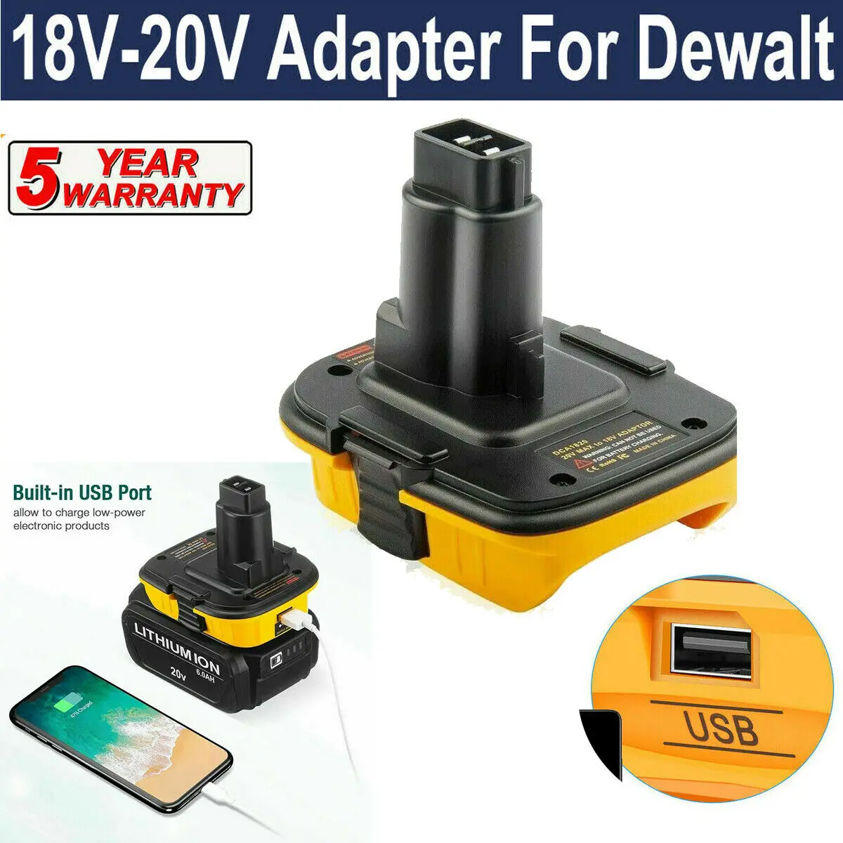 Battery Adapter Dewalt Tools 18v Battery Adapter Dewalt Dca1820