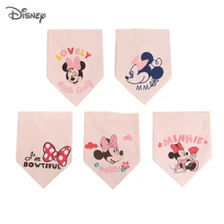 Disney Cartoon Cotton Baby Burp Cloth Bandana Bib For Girl Boy Toddler Infant Feeding Cotton Saliva Towel Scarf Baberos 5Pcs/lot