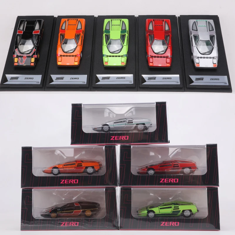 SHADOW 1:64 Dome Zero Scissor Door Supercar Alloy Model Car Can Turn On The Lights And Open TheDoor 6