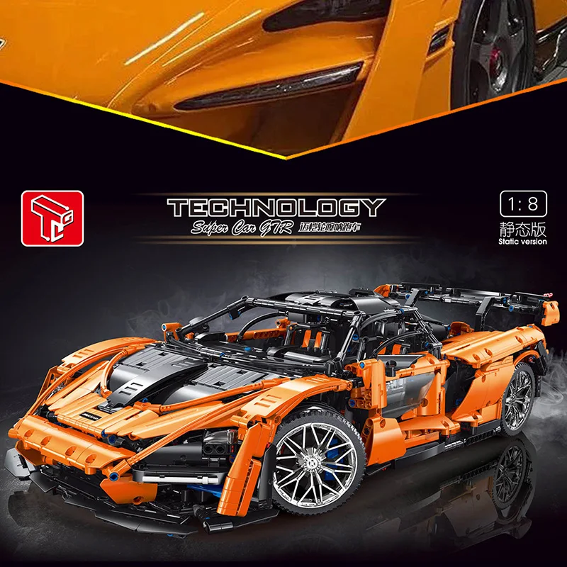 

T5013AB MOC Toy Building Blocks Supercar Model City Racing Series Small Particle Puzzle Assembly Brick Boy Holiday Gift 3780+pcs