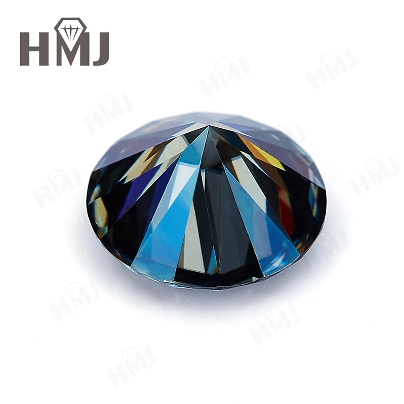 0,5-10ct Laborgezüchteter Moissanit in Grau, Champagner, Gold, Gelb, Granatapfelrot, Rundschliff, Ringe, Ohrringe, Perlenherstellung, DIY-Geschenk – Detail 29
