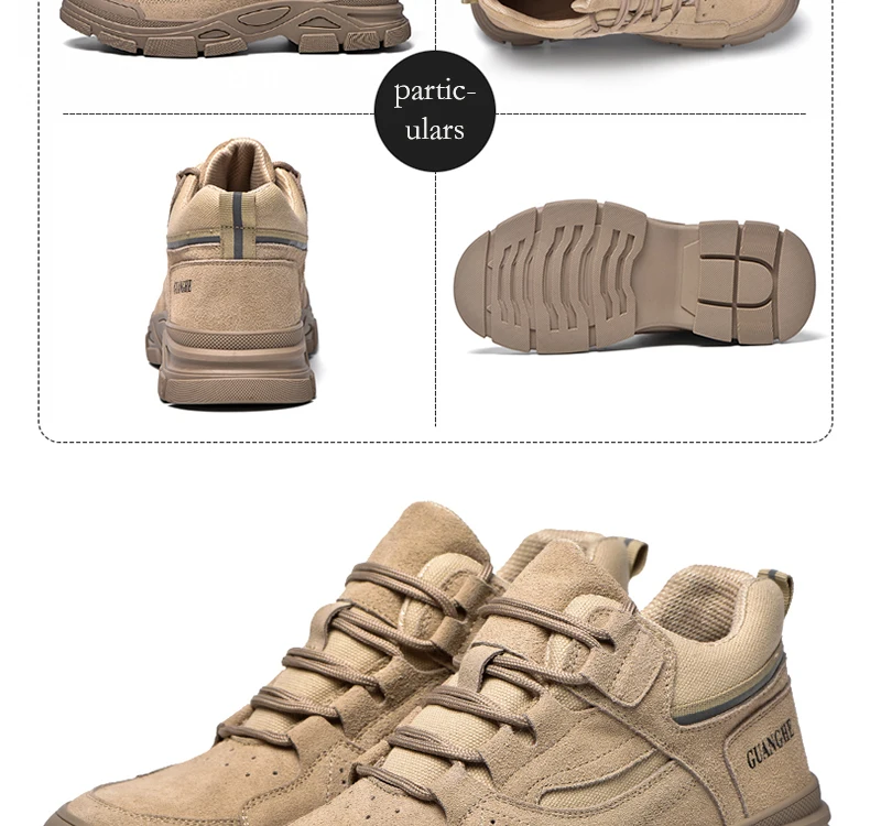 Safety Shoes Anti Smashing Anti Piercing Wear-Resistant Anti Slip Kevlar Midsole  Are Fashionable Breathable And Comfortable