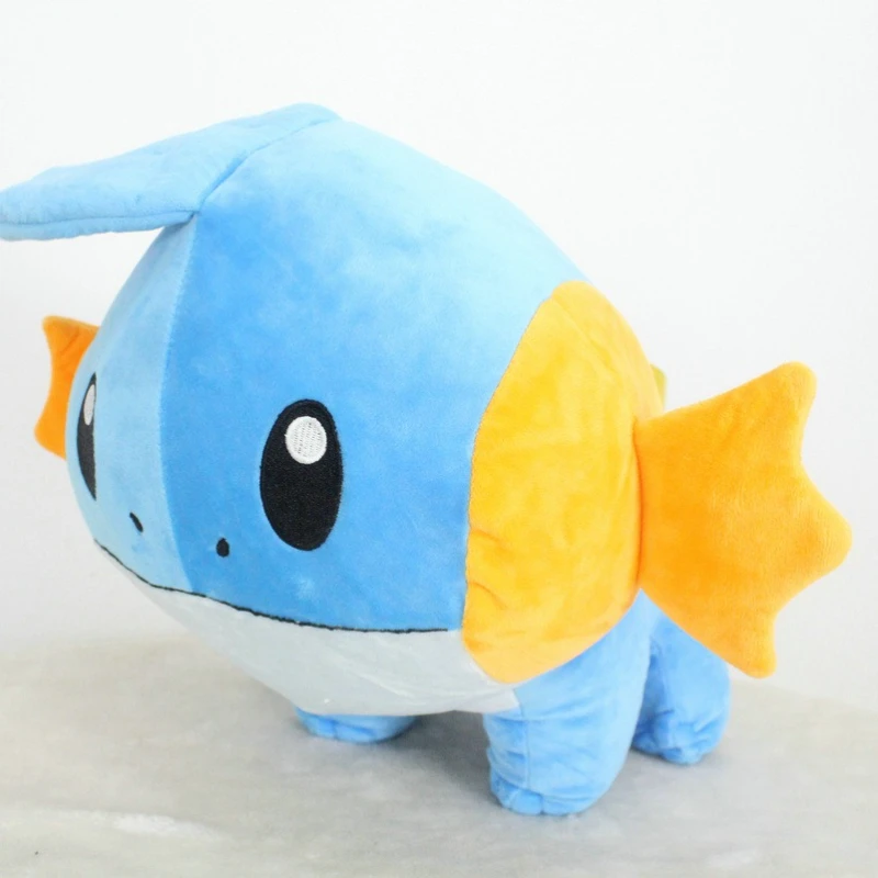 23/30cm Mudkip Pokemon Anime Soft Stuffed Plush Doll Cartoon Fish Boys Birthday Gift Home Decoration Throw Pillow Plush Toys