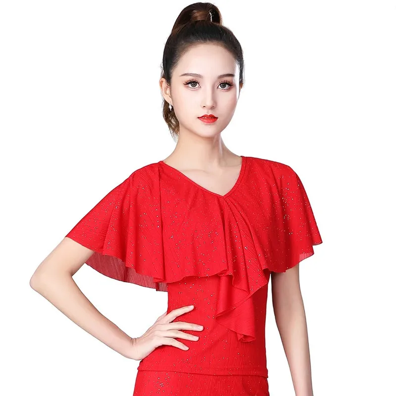 

Dance Wear Latin Ballroom Tops | Womens Blouse Ballroom Dancing - Women Latin - Aliexpress