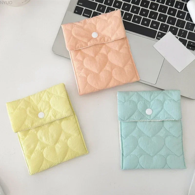 Girls Sanitary Pad Pouch Portable Women Tampon Storage Bag Napkin Cosmetic Bags Organizer Mini Makeup Lipstick Holder Wallet Bag 2