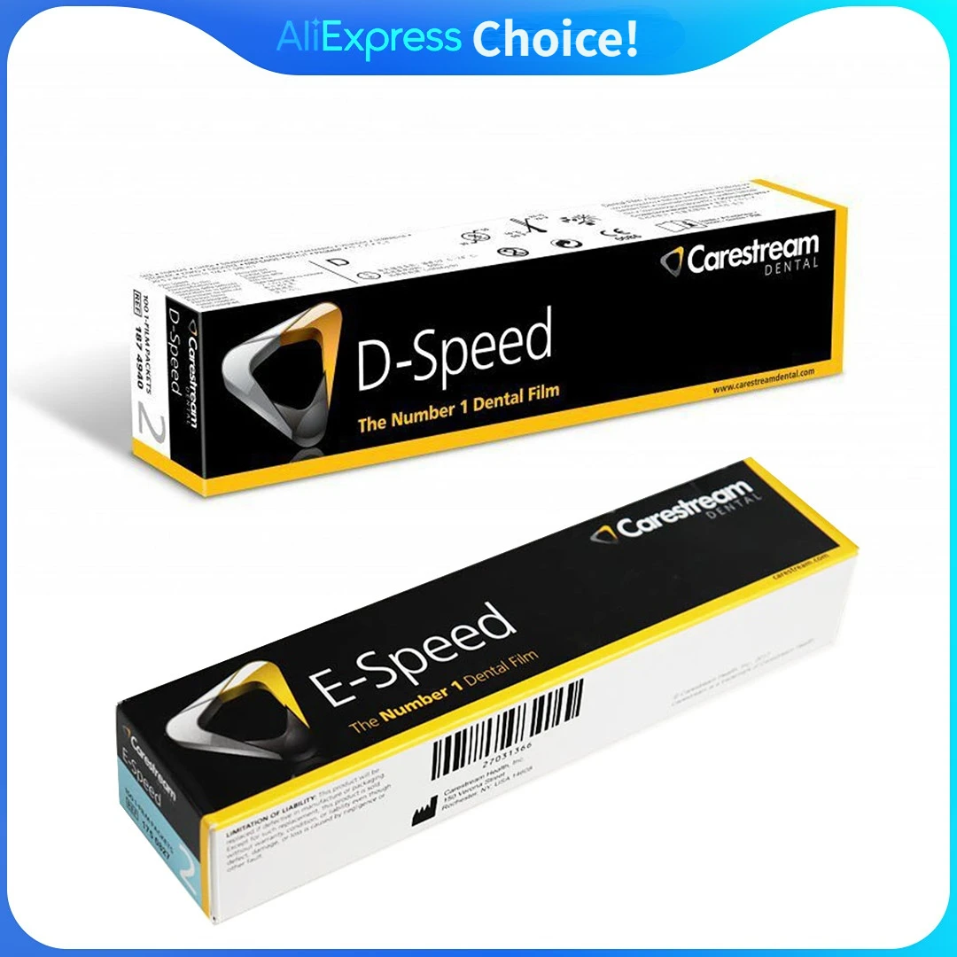 

Original New Dental Intraoral D-speed X-ray Film Ds-58 Size 2 Carestream Intraoral Radiographic Filme Periapical E-Speed 150un