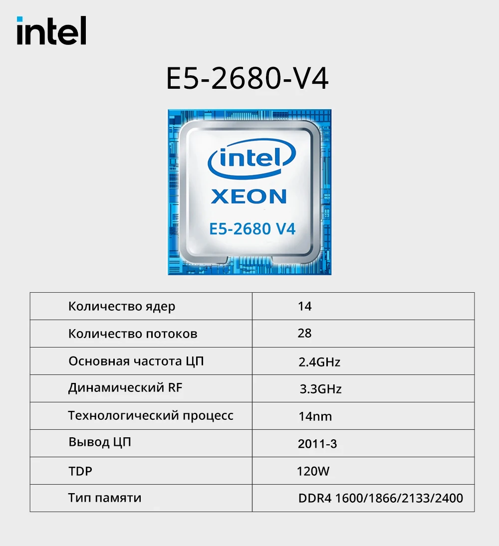 Комплект материнской платы SOYO X99 RED с процессором LGA2011-3 Xeon E5 2680 V4 DDR4 16 ГБ (2*8 ГБ) 2133 МГц ОЗУ NVME M.2 SATA 2