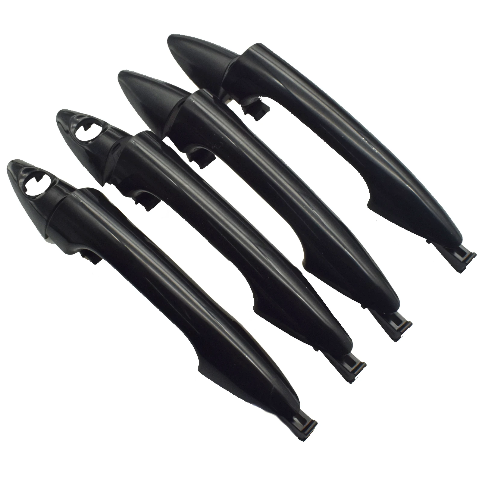 앞 뒤 왼쪽/오른쪽 외부 외부 도어 핸들 1PC for Hyundai Accent 2012 2013 2014 2015 2016 2017 826611R050, 826621R060