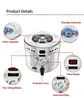 ITOP GF-3 Dry Ice Maker Glass Froster Glass Chiller Glass Freezer Dry ice Forming Machine Using Liquid Titanium Carbon Dioxide 5