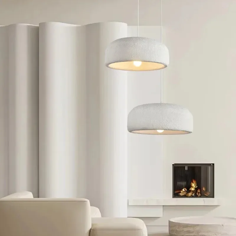 Artistic Smart Pendant lamp minimalist Japanese style Light designer Wabi-sabi Light Decorative Bedroom restaurant Hanging Light