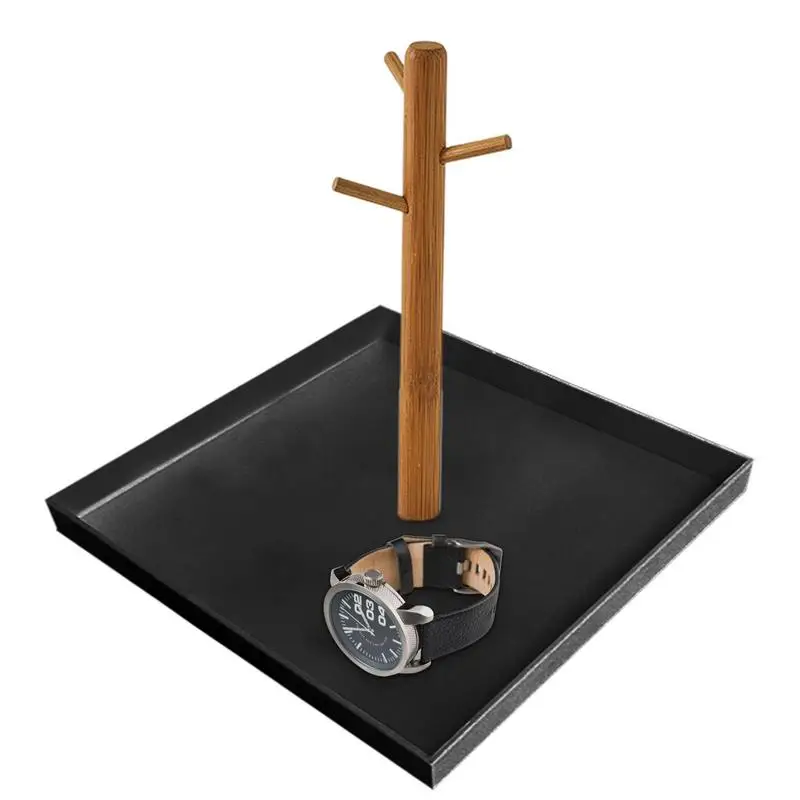 Portachiavi In Legno Vassoio 3 Livelli Ciotola Chiave In Bambù Per Tavolo Da Ingresso In Legno Valet Tray Organizer Vassoio Per Profumo Comò Rack In L