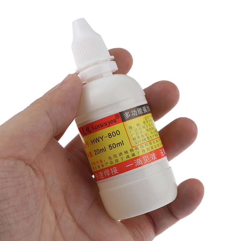 

1 шт., 50 мл, жидкость из нержавеющей стали, флюс-паста, жидкие паяльники, прочные жидкие паяльники, Лучшая цена