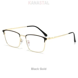 Unisex Blue Light Blocking Prescription Eyewear with Optical Lenses (3125 golden)