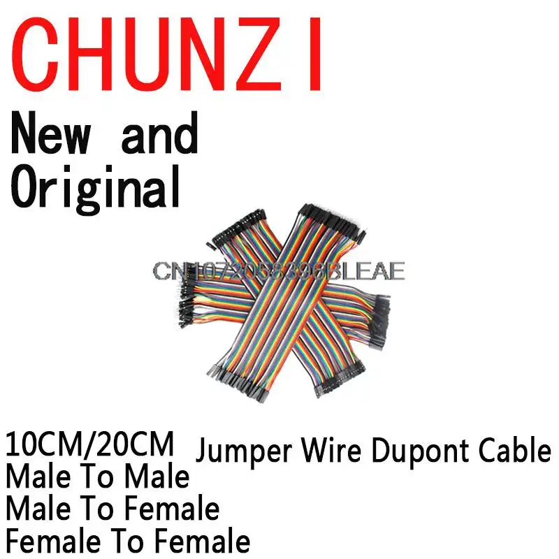 Dupont line 120PCS Jumper Wire Dupont Cable For Arduino Diy Kit 10CM 20CM Male To Male + Male To Female And Female To Female image 1