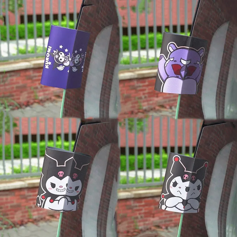 

Sanrio Car Washable Label Sticker Kuromi My Melody Cinnamoroll Cartoon Car Tail Door Decoration Sticker Car Accessories Gifts