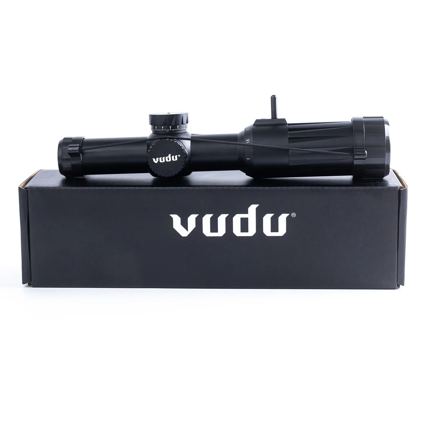 VUDU 1-6X24 Optics Precision Rifle Scope FFP SR1 Illuminated Reticle MRAD 30mm Maintube Black
