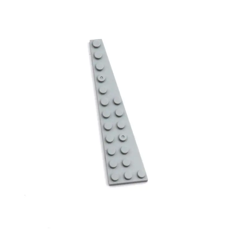 10-Piece Wedge Plate Set for DIY Creative Building Blocks and Kids' Puzzle Toys