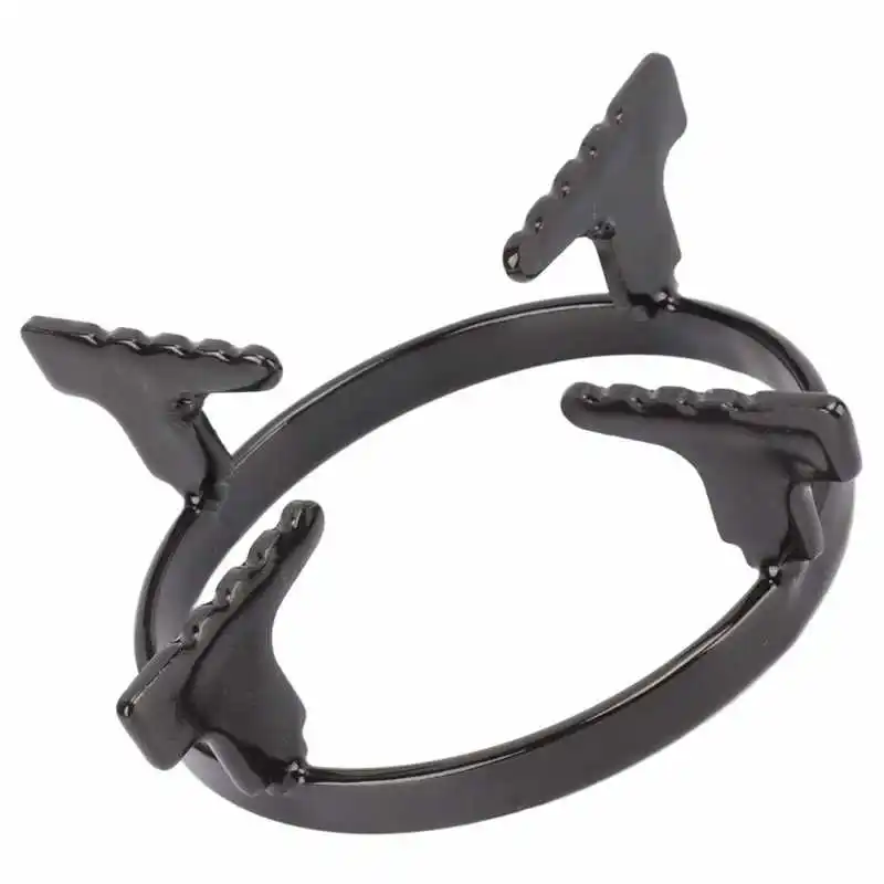 Cast Iron Wok Pan Pot Support Rack Stand for Gas Stove Hobs Cooker Kitchen Cookware
