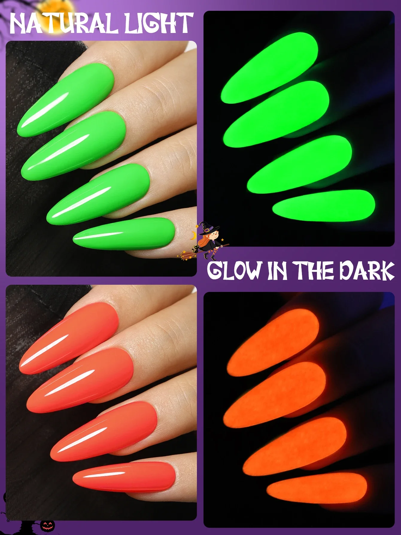 Glow in the dark Gel Nail Polish 10ML Luminous Neon Gel Polish Summer Semi Permanent Soak Off Nail Art UV Varnish YOKEFELLOW gel nail polish