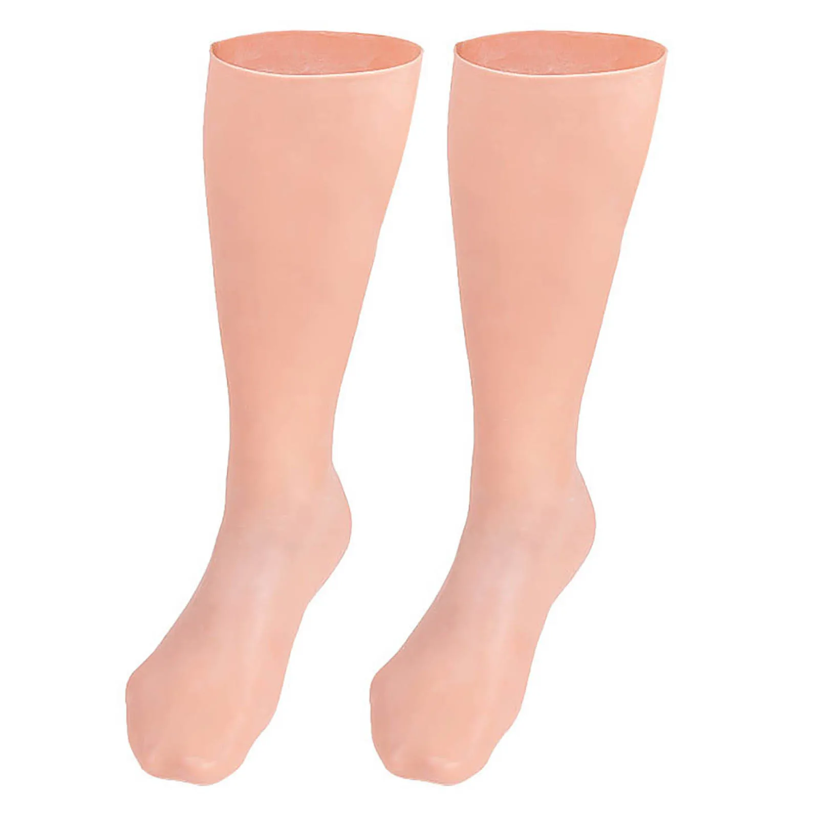 1 Pair Silicone Knee-high Feet Care Moisturizing Socks Anti-Cracking  Protector