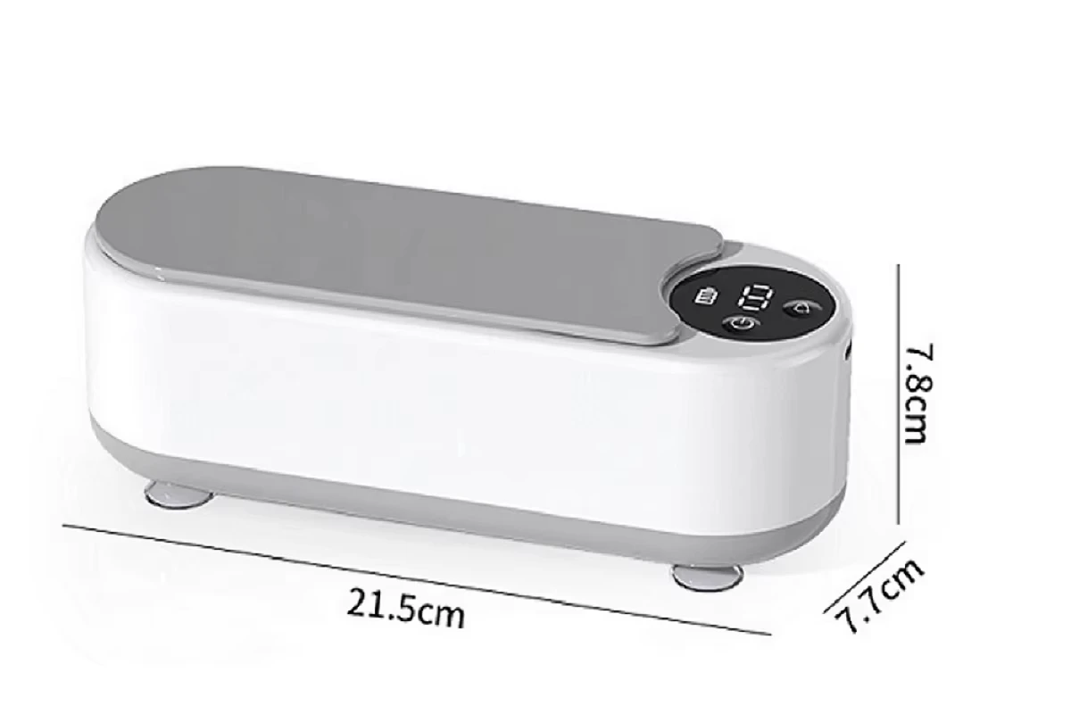 Portable Household Cleaning Machine, 450ml Clean Pod Ultrasonic Cleaner, Jewelry Cleaner Machine for Ring, Glasses, Makeup Brush 6