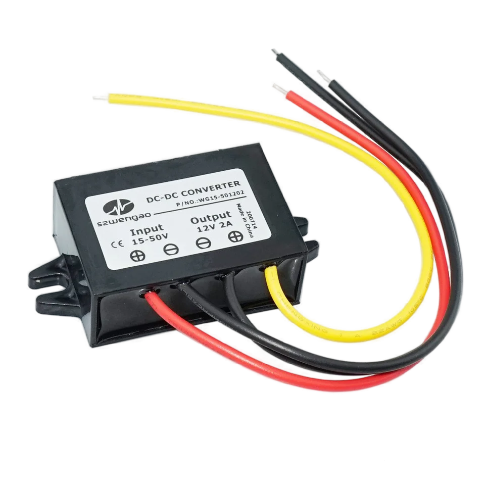 Convertitore DC-DC 24V A 12V 5A 60W – Regolatore Di Tensione Impermeabile – Per Camper E Veicoli Commerciali - 5
