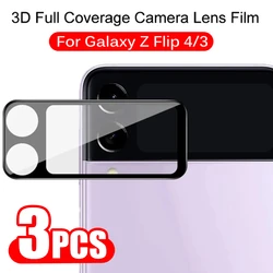 Premium HD Tempered Glass Screen Protector with Camera Lens Protection - 3 Piece (For Z Flip 3)