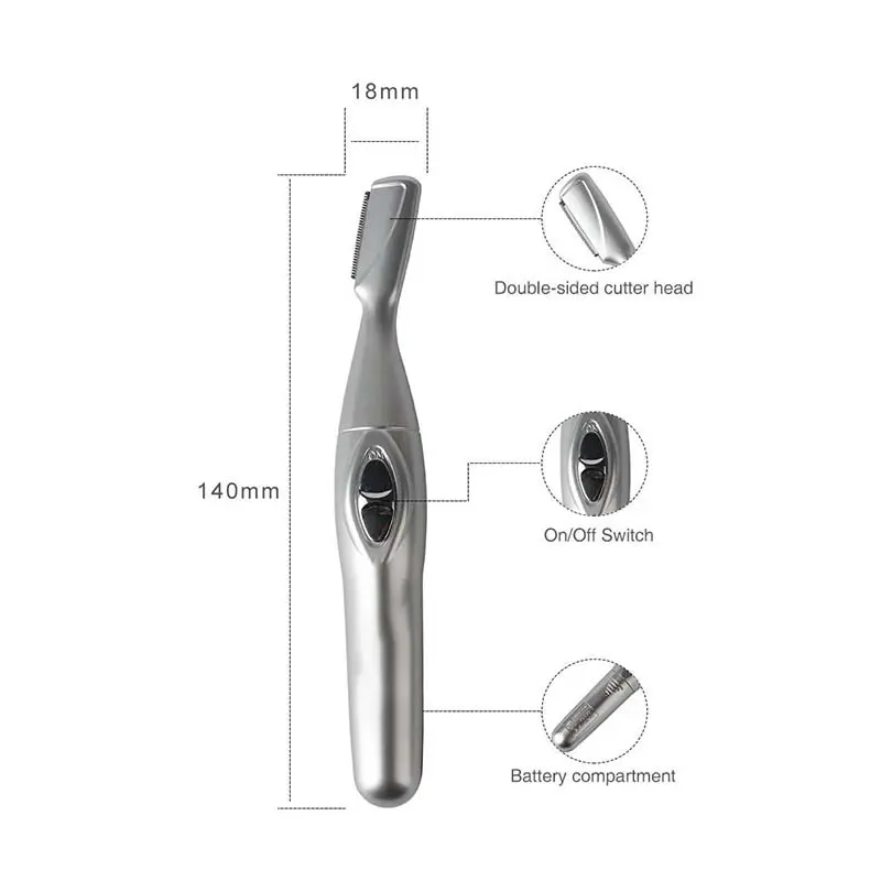Electric Eyebrow Trimmer Mens And Womens Automatic Eyebrow Trimmer Artifact Hair Removal Beauty Beginner Beauty Tool