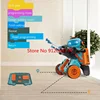 Parent-Child iInteraction Fire Bullet Remote Control Steam Robot 3-In-1 Style Smart Programming 48 Instructions RC Collage Robot 4