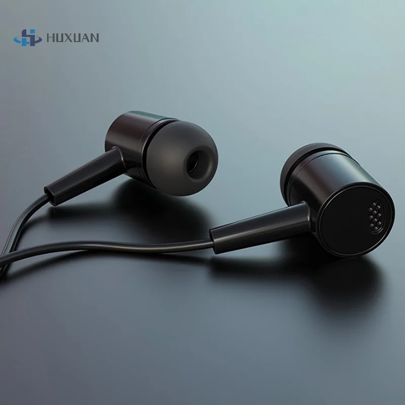 1pc Headset Optional 3.5mm Earbuds High Quality In-ear For Phone Computer Headphone With Mic Earbuds In-ear Wired Earphone