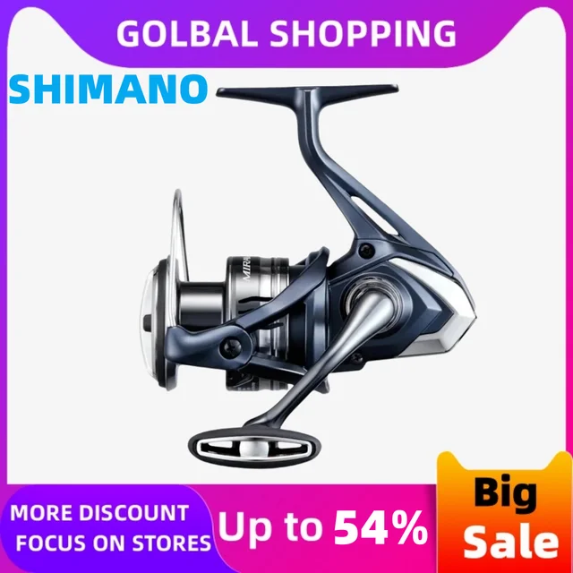 Original SHIMANO Reel MIRAVEL Spinning Fishing Reel Metal Spool 3