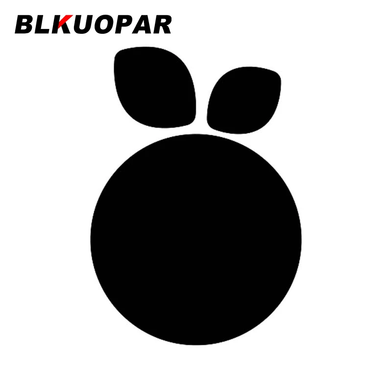 

Автомобильные наклейки с изображением оранжевых фруктов BLKUOPAR, индивидуальные автомобильные аксессуары, виниловые наклейки с окклюзией и царапинами в багажнике