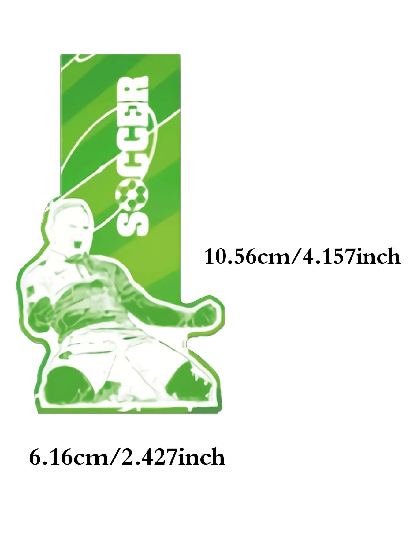 30PCS Creative Football-Themed Decorative Bookmarks