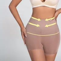 1 pièces femmes Shapewear ventre contrôle corps Shaper Shorts bout à bout culotte taille haute grande taille sous-vêtements minceur Boxer slip 3