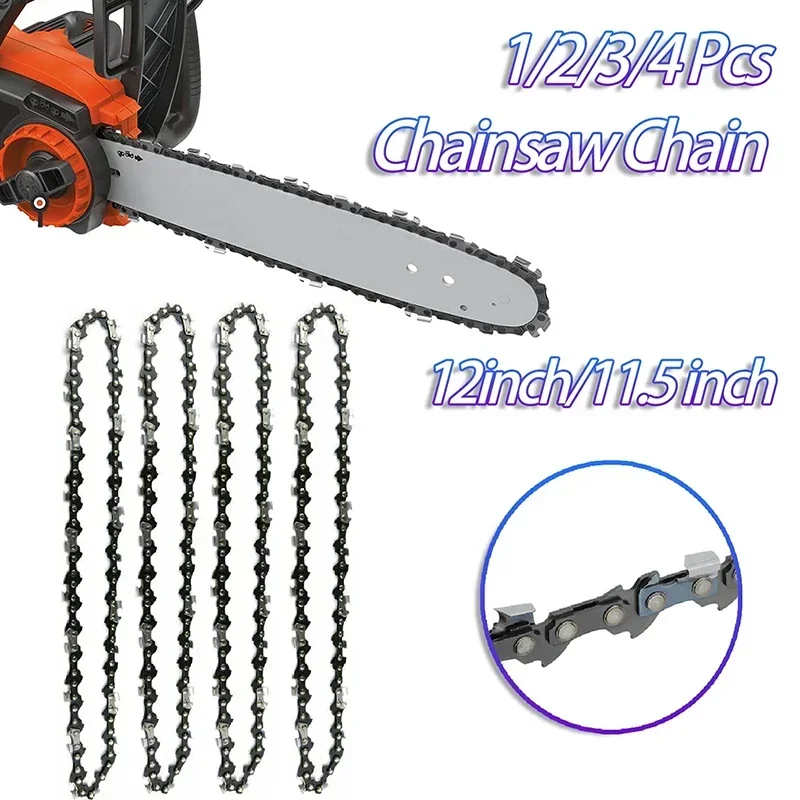 12/11.5 Inch Electric Chain Saw 44 DL 22 Cutter 3/8" LP Pitch.050" Gauge Chain Logging Pruning for Woodworking For chainsaw chain