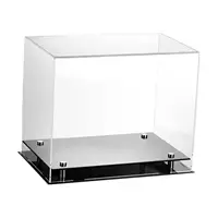 Acrylic Boxing Glove Display Case Fathers Day Gifts with Base Riser Stand Souvenir Storage Box Clear Storage Box for Living Room 1